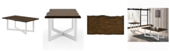 Furniture of America Lanvara X-Cross Coffee Table